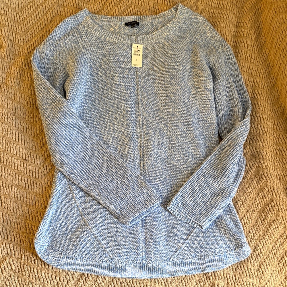 Talbots Light Blue Crew Neck Sweater